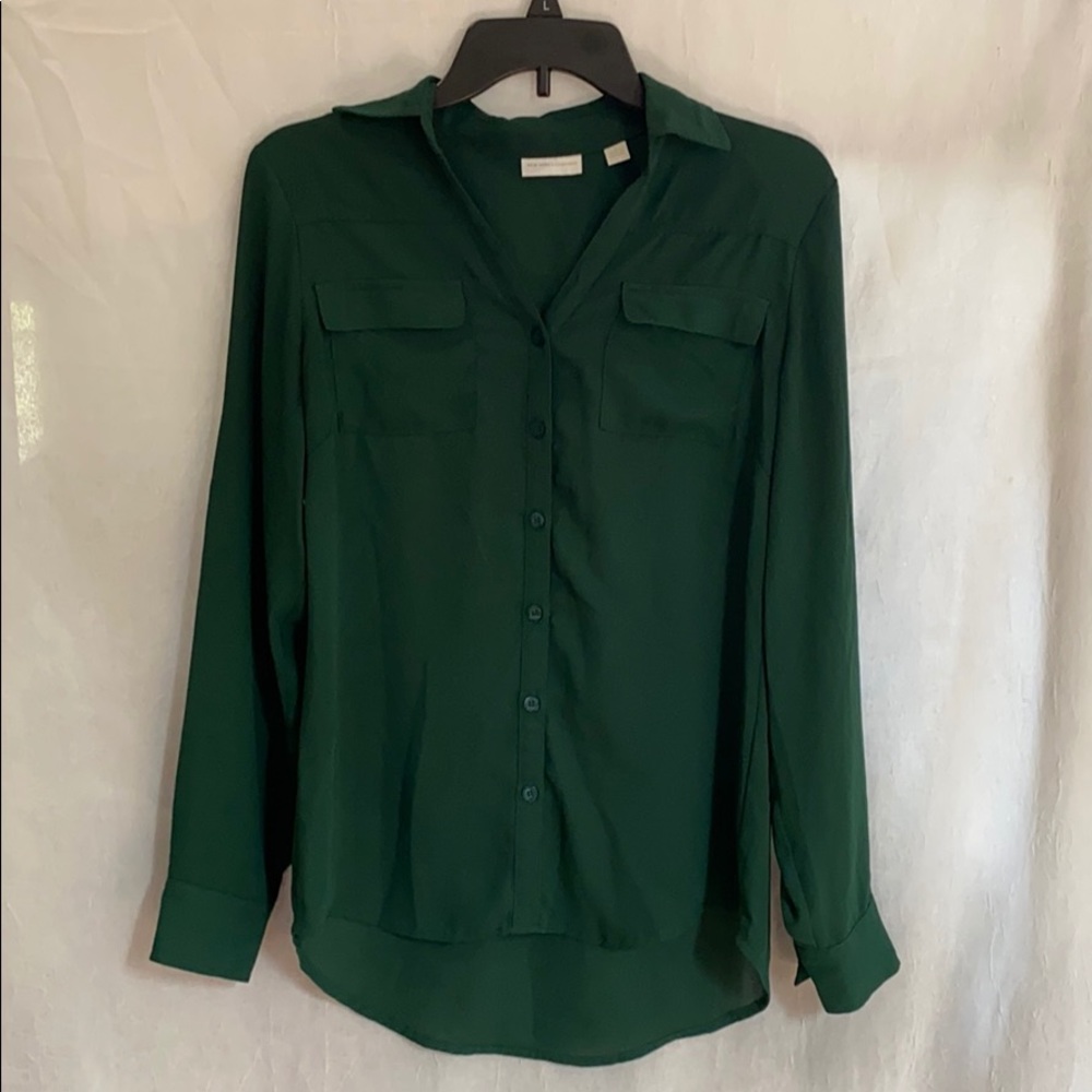 Dark green blouse